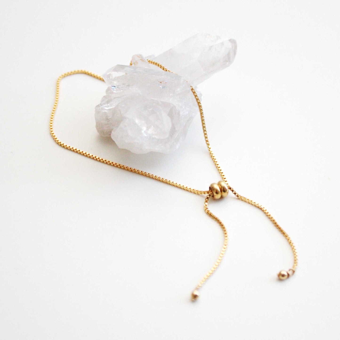 Adjustable Gold Chain Bracelet