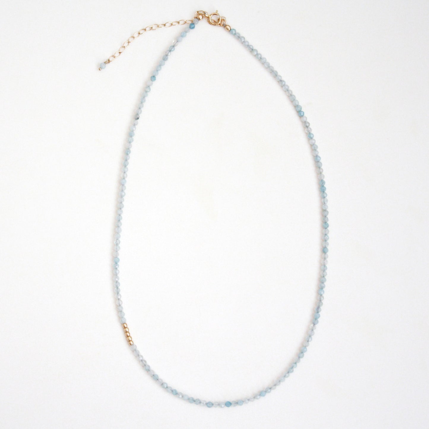 Aquamarine Choker Necklace
