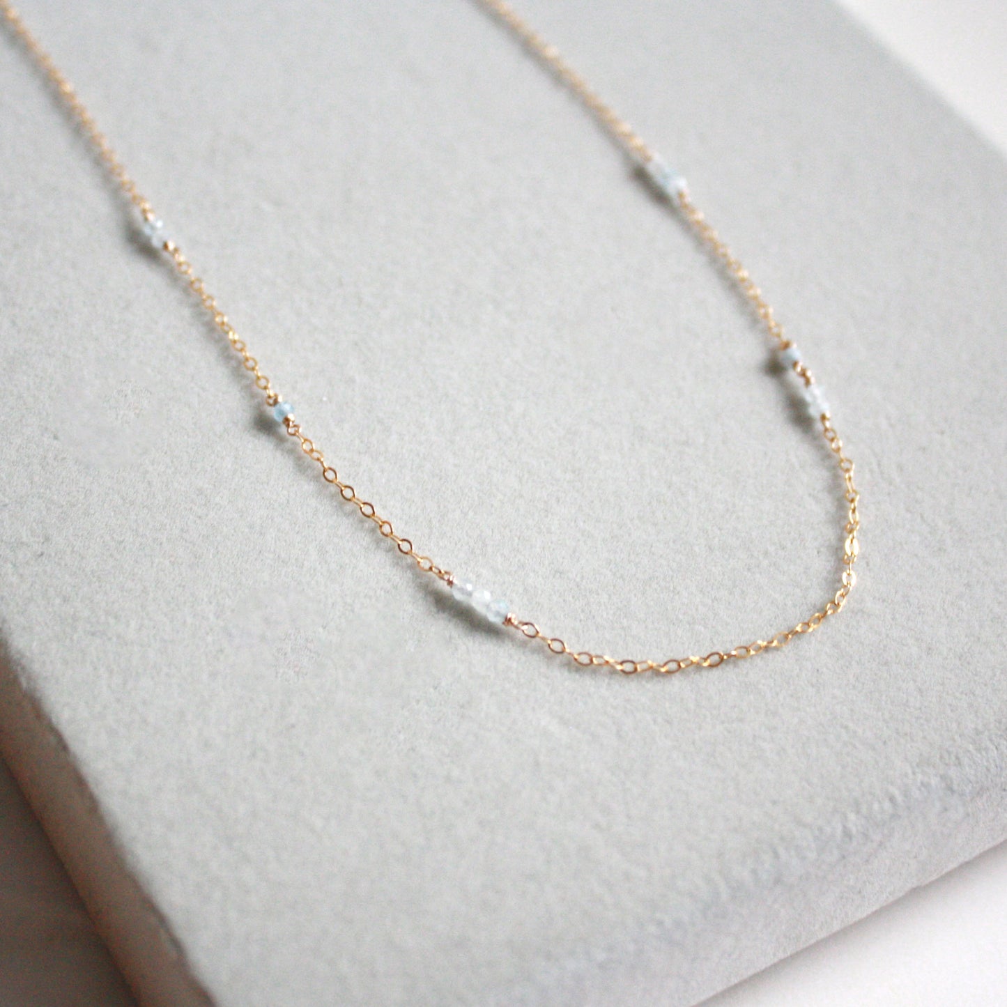 Short Gemstone Necklace
