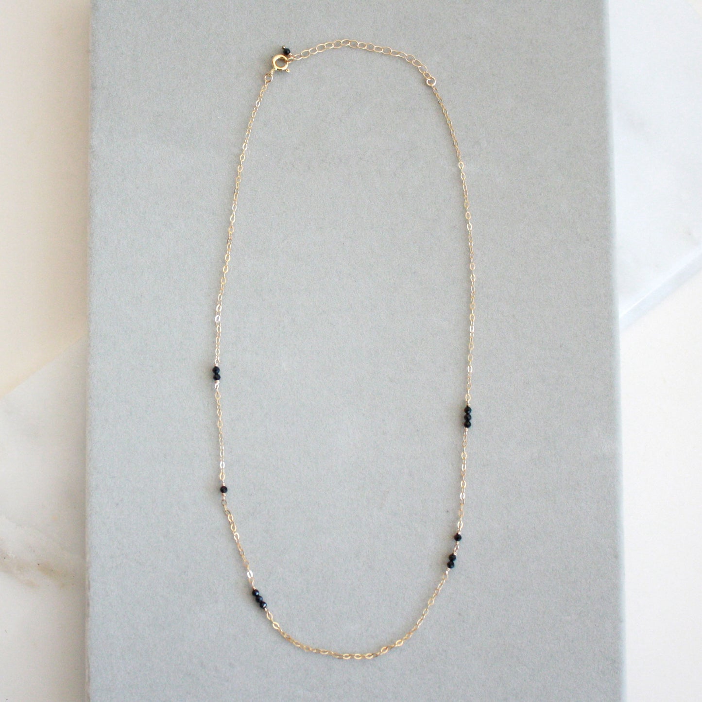Short Gemstone Necklace