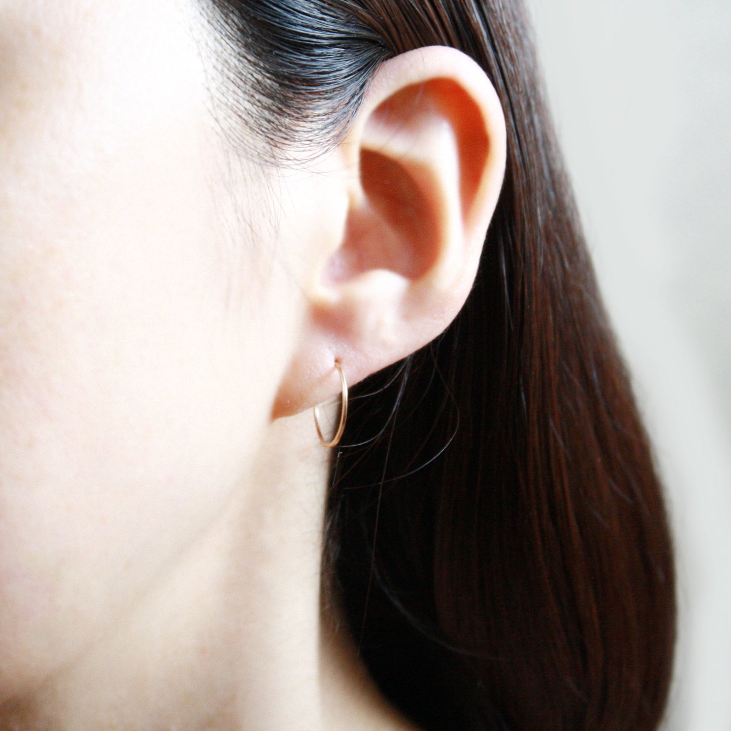 Mini Circle Hoop Earrings