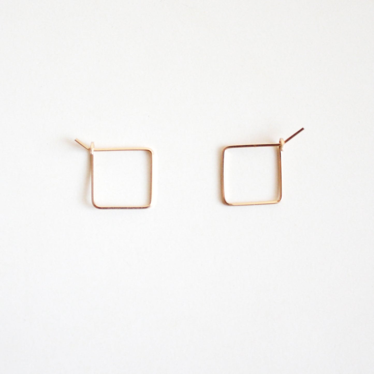 Mini Square Hoop Earrings