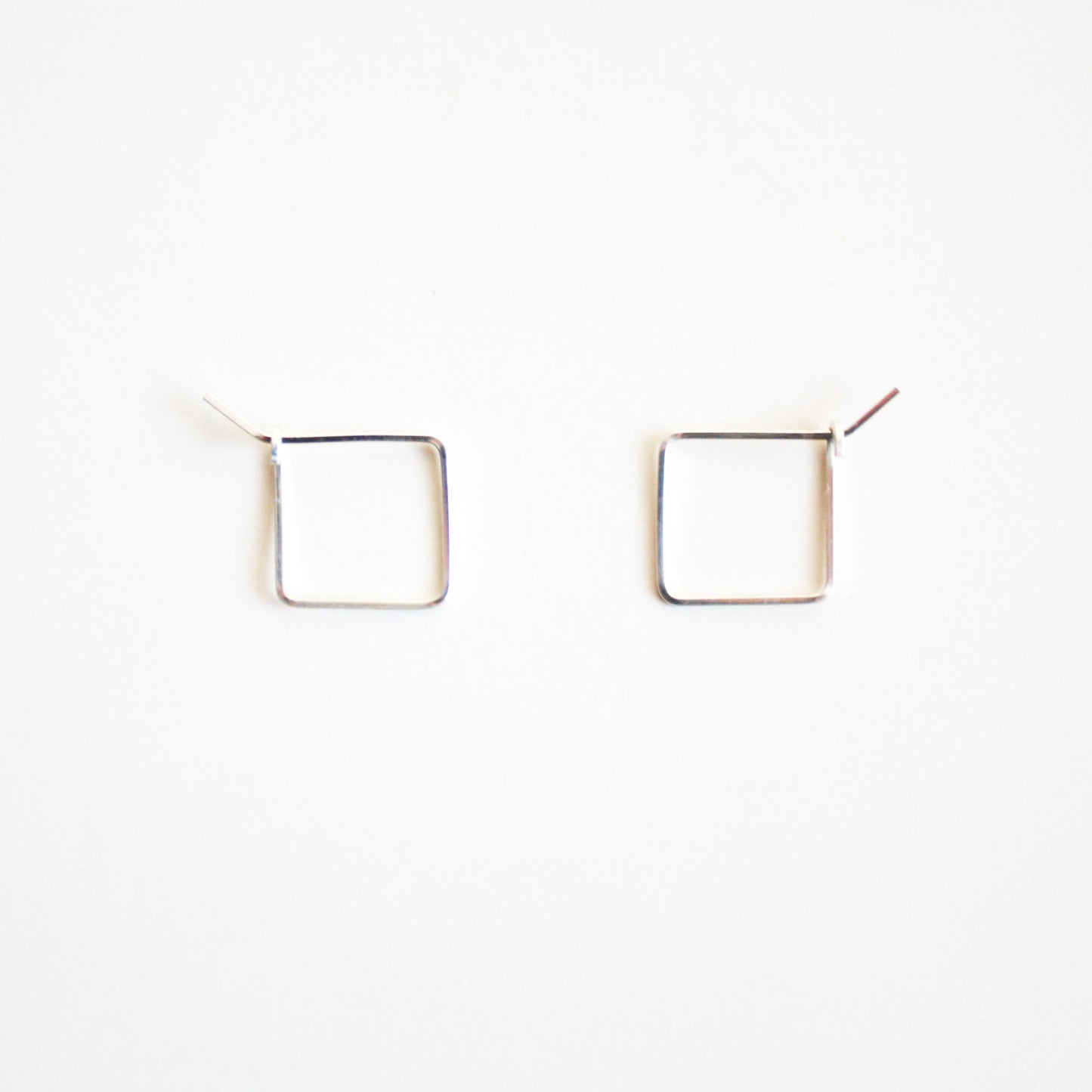 Mini Square Hoop Earrings