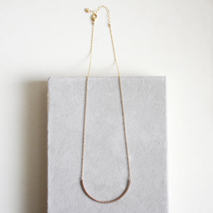 half circle necklace
