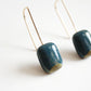 Tablet Eco Earrings accented with Gold Color