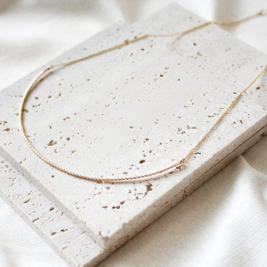 Sparkle Arc Necklace - Large