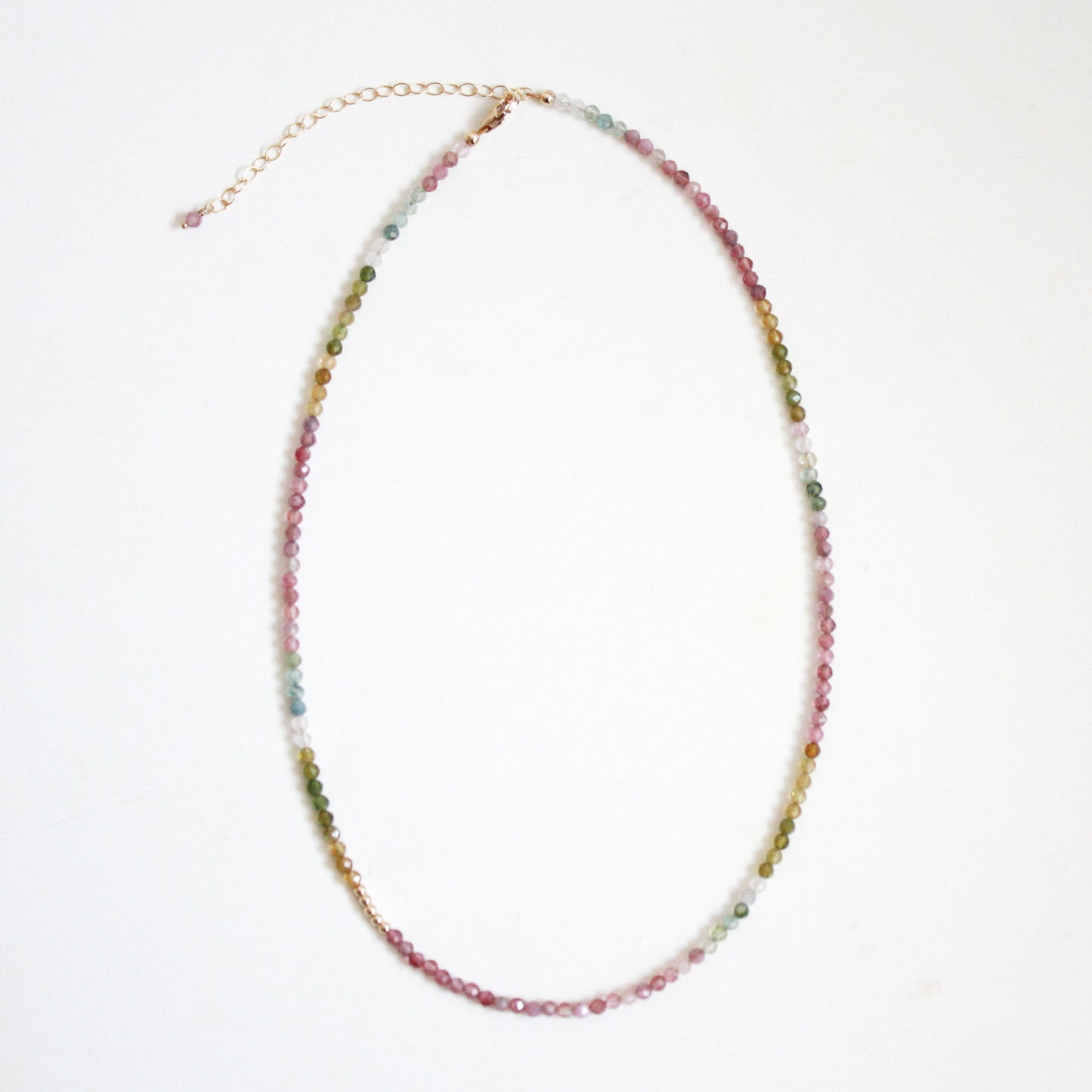Multicolor Tourmaline Choker Necklace