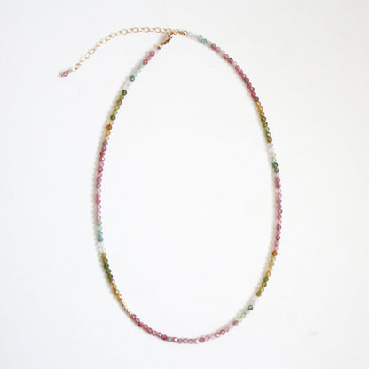 Multicolor Tourmaline Choker Necklace