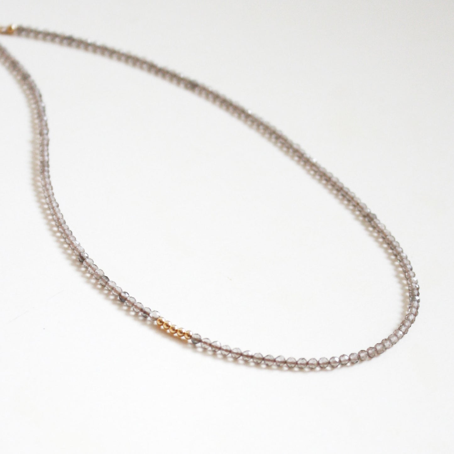 Smoky Quartz Choker Necklace