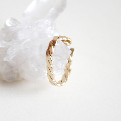 Twisted Patterned Ear Cuff