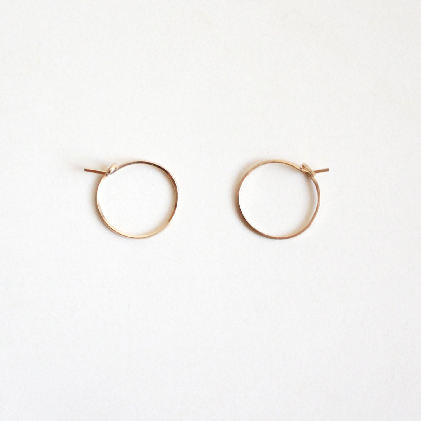 Mini Circle Hoop Earrings