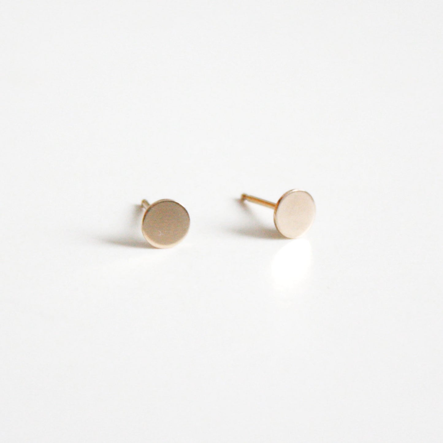 Circle Dot Stud Earrings