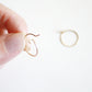 Mini Circle Hoop Earrings