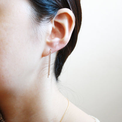 Double Bar Threader Earrings
