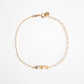 Gold Leaf Bracelet - White Tube