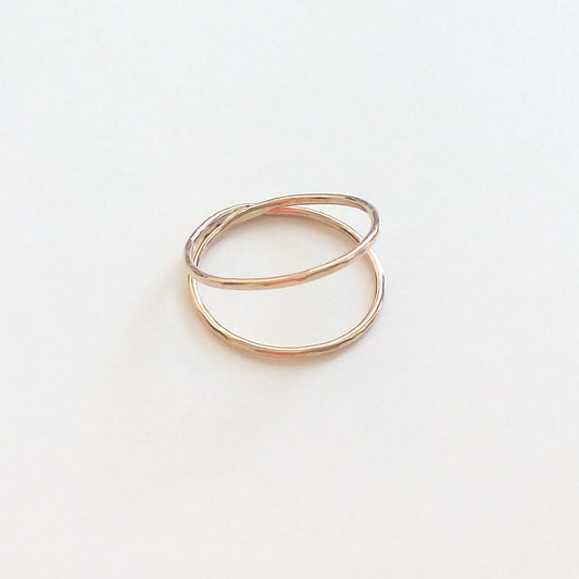 Hammered Ring - Double