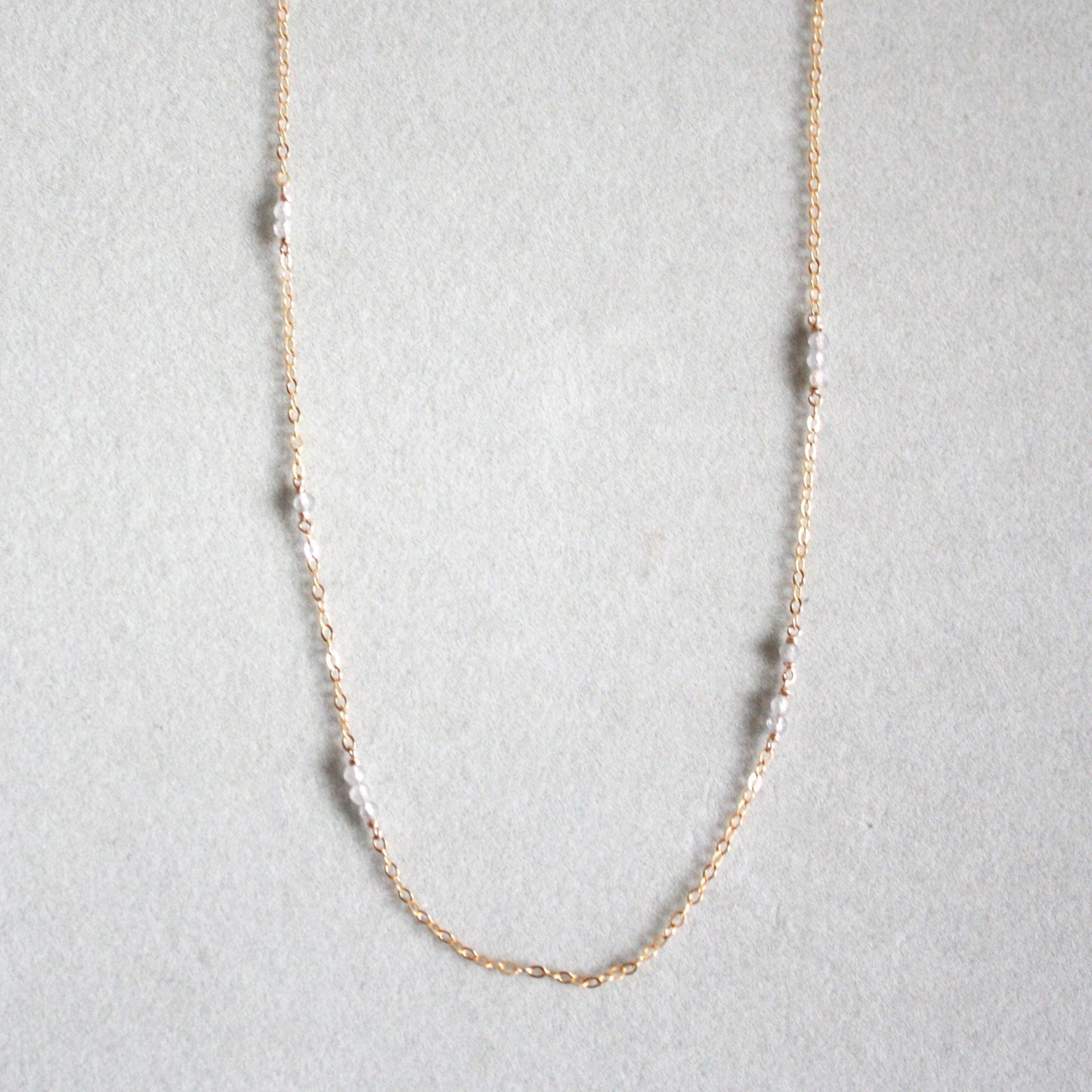 Short Gemstone Necklace