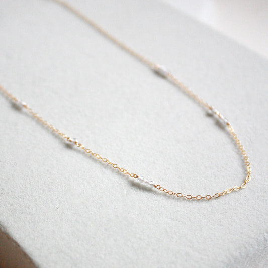 Short Gemstone Necklace