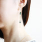 Gemstone Dangle Earrings - Pearl