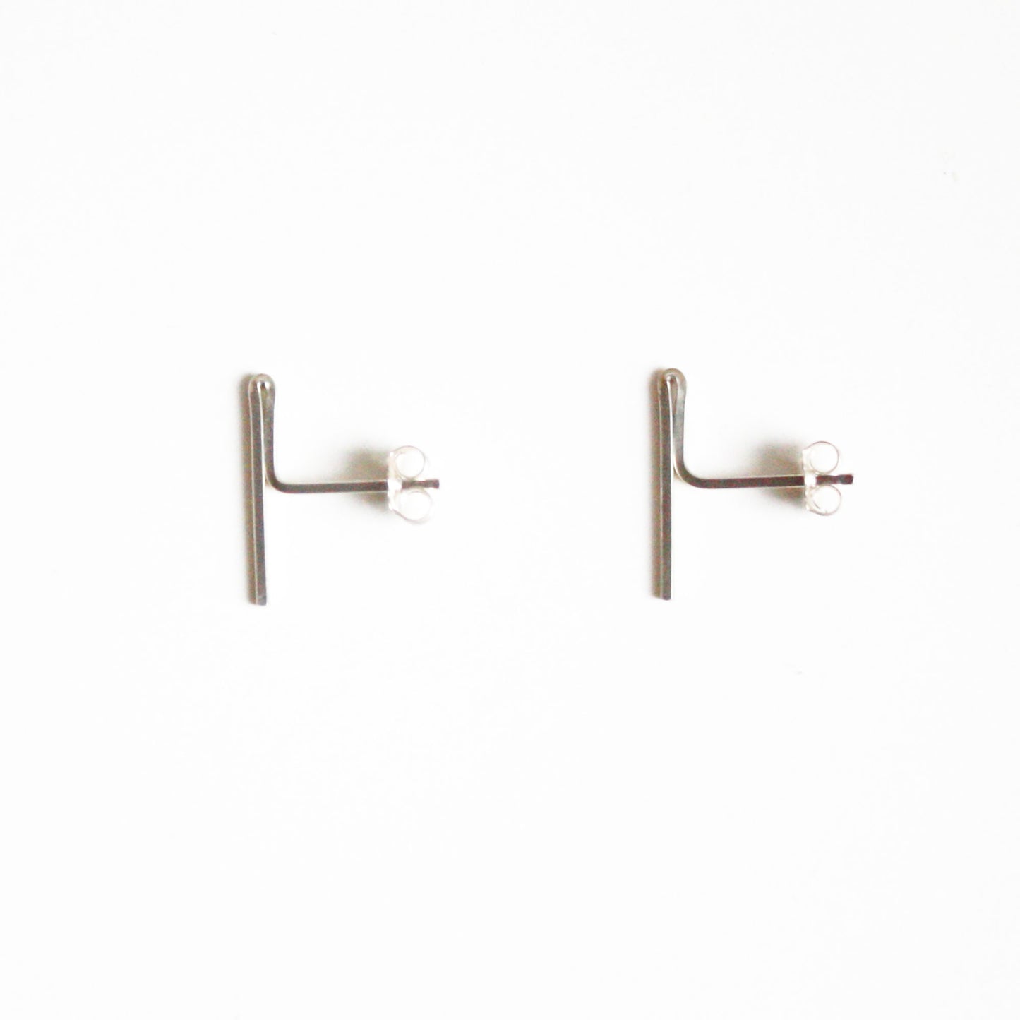 Bar Stud Earrings - Long