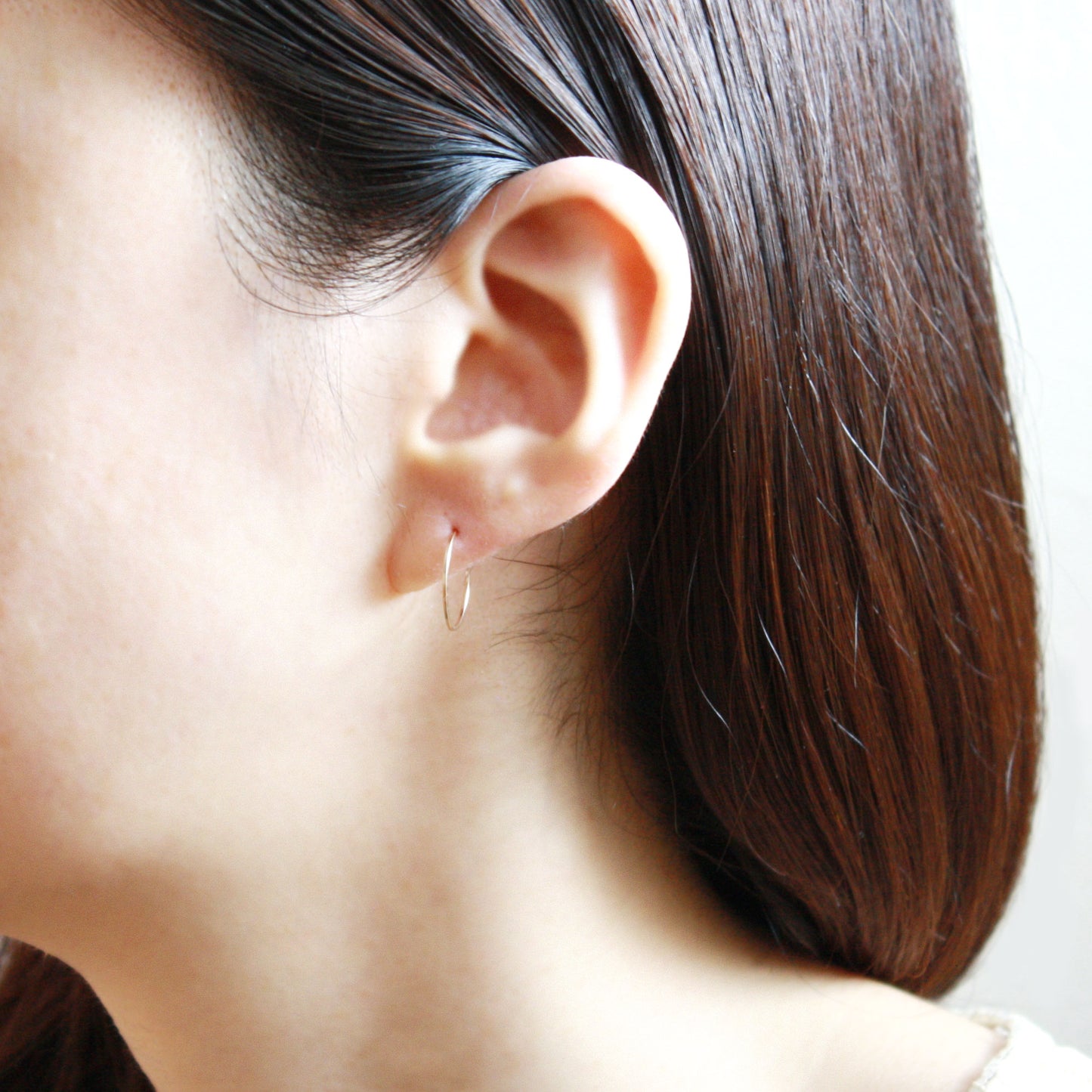 Mini Circle Hoop Earrings