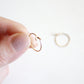 Mini Circle Hoop Earrings