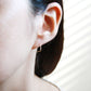 Mini Square Hoop Earrings