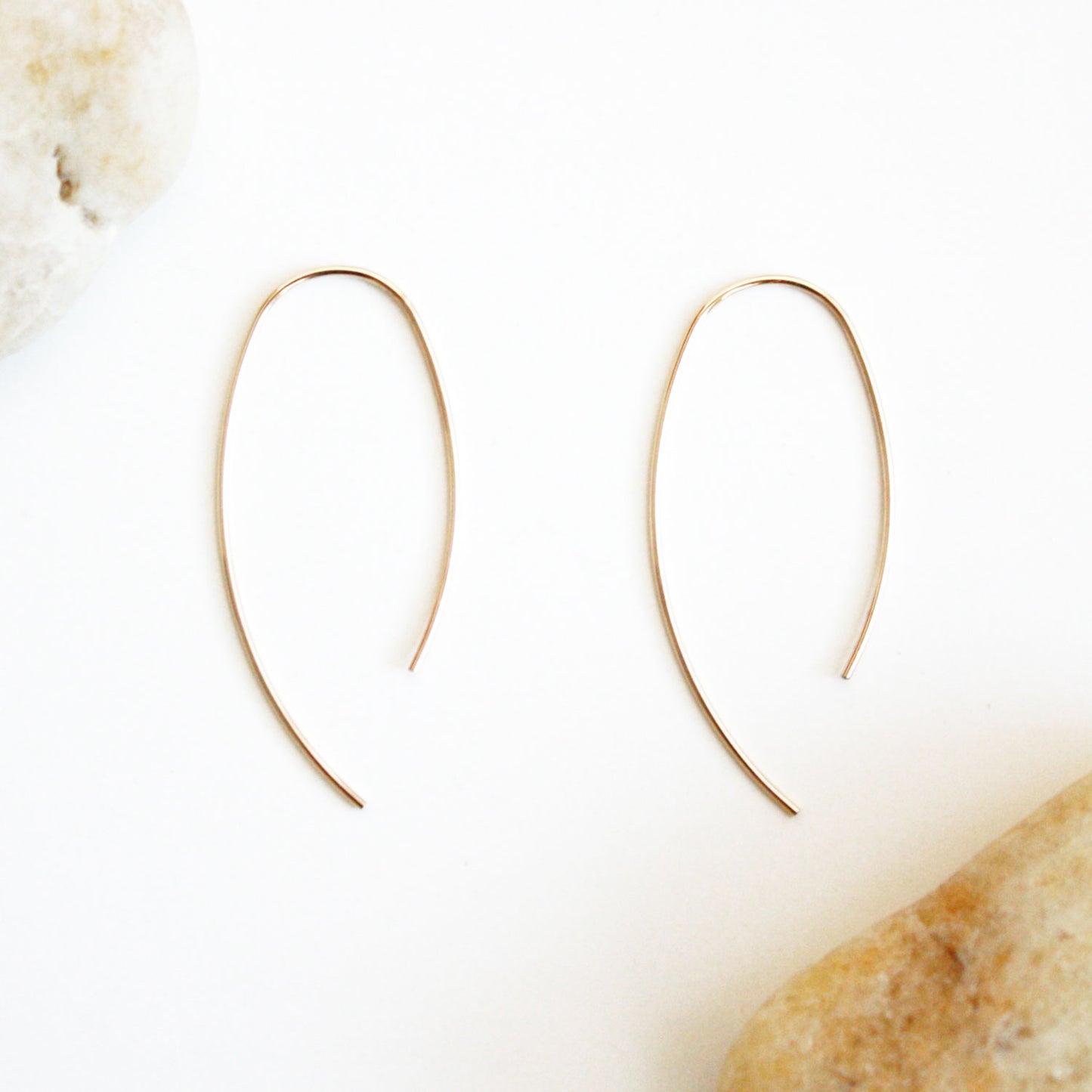 Oval Hook Earrings