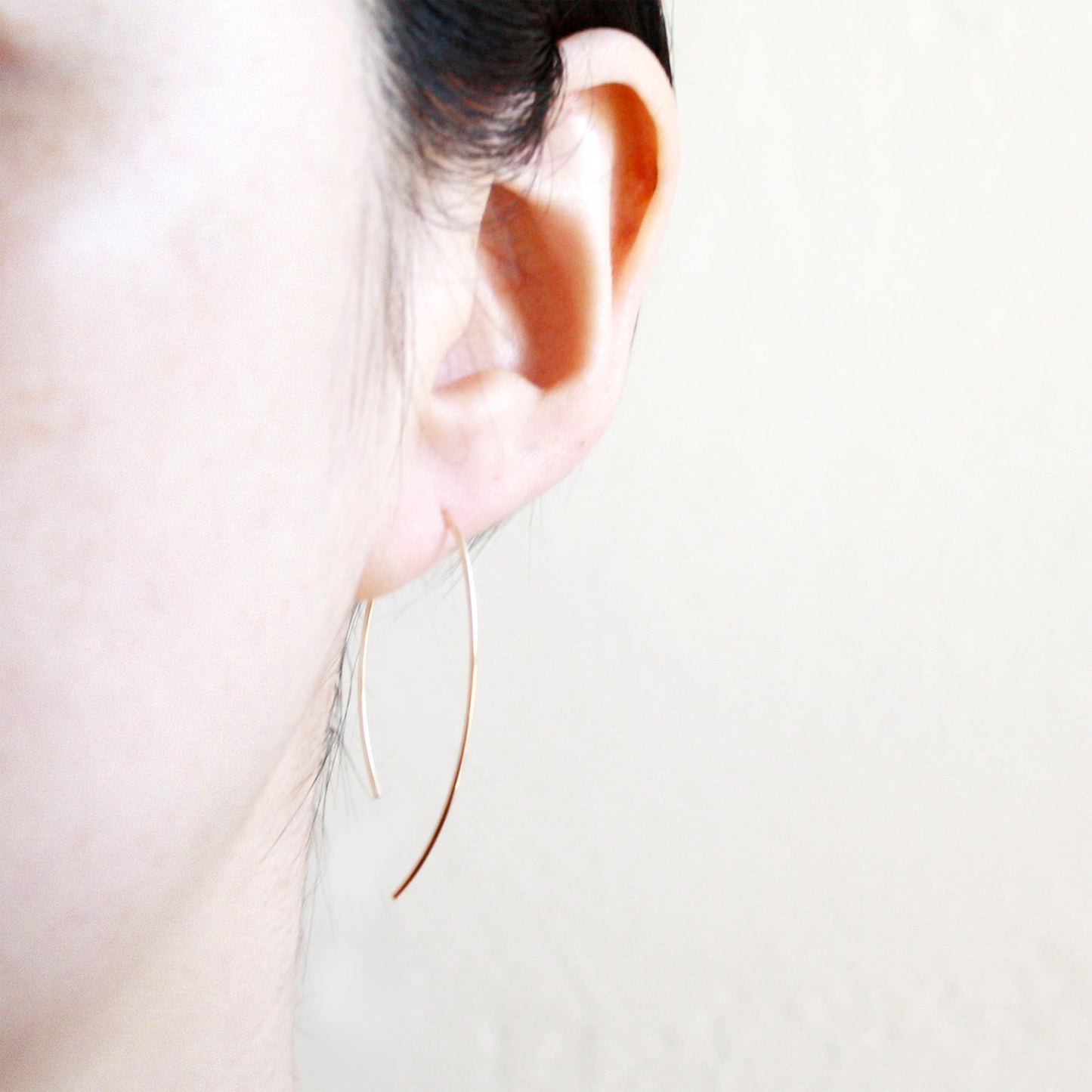 Oval Hook Earrings
