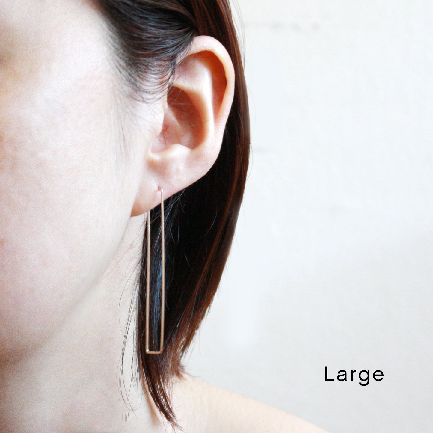 Triangle Hoop Earrings - 14k Gold Filled