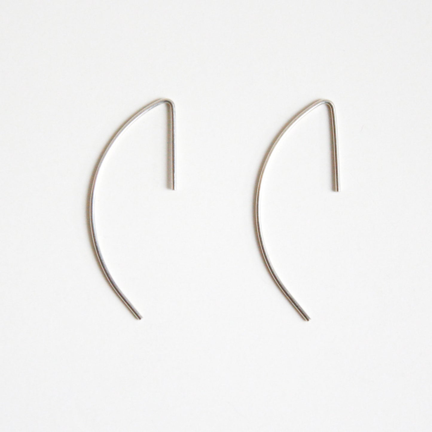 Curved Bar Threader Earrings