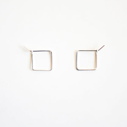 Mini Square Hoop Earrings
