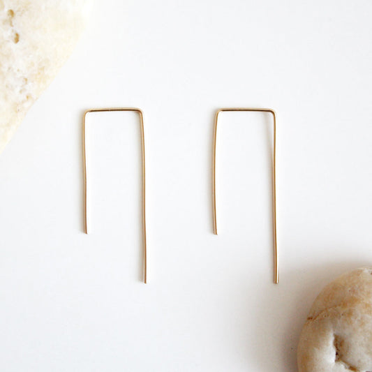 Square Threader Earrings