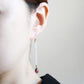 Teardrop Gemstone Dangle Earrings