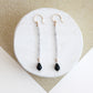 Teardrop Gemstone Dangle Earrings